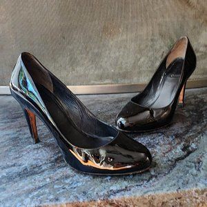 Cole Haan Nike Air Black Patent Leather Pumps Size 8B